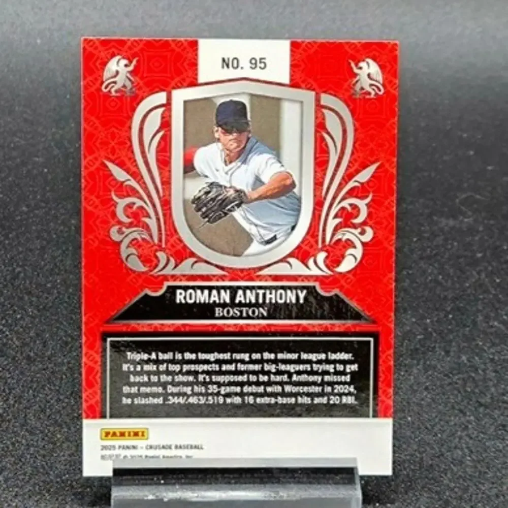 Roman Anthony Crusade Chromium Titans RC Boston Red Sox Top Prospect - Picture 5 of 5